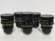 Zeiss Super Speed Mkl II Primes T1.3 5 - Lens Set