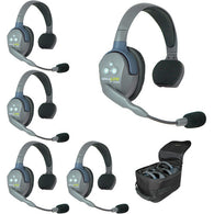 Eartec 5-Person UltraLITE Wireless Intercom Single-Ear Headsets