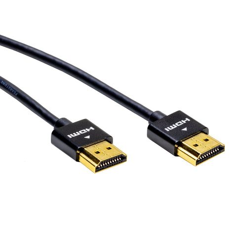 Ultra-Thin High-Speed HDMI Cable with Ethernet (Black, 3')