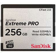 SanDisk 256GB Extreme PRO CFast 2.0 Memory Card (ARRI Approved)