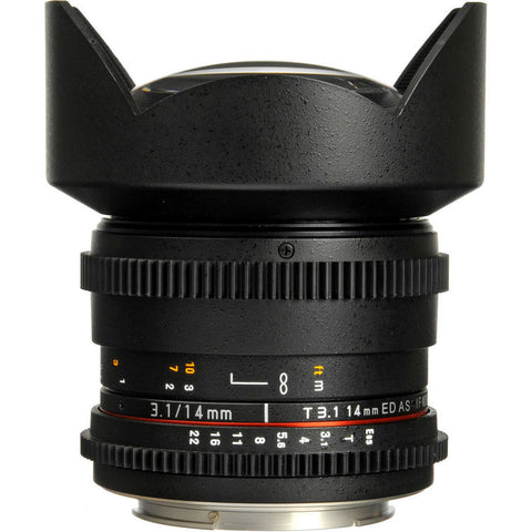 Rokinon EF 14mm T3.1 Cine Lens for Canon EF