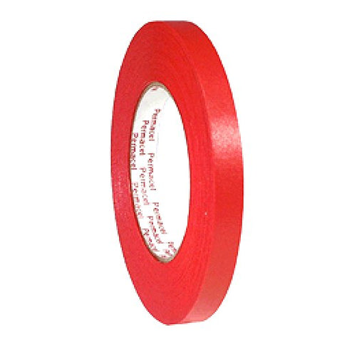 Paper Tape 1/2" Red