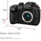 Panasonic Lumix GH5S Mirrorless Camera Rental, measurements