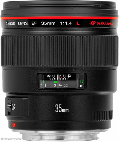 Canon EF 35mm f/1.4L USM Lens – Red Finch Rental
