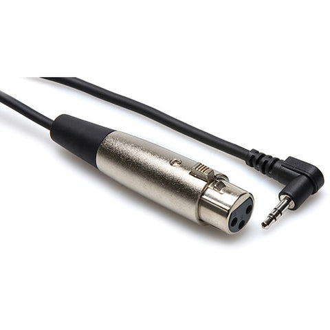 XLR to Right-Angle 3.5mm Audio Cable - 5"