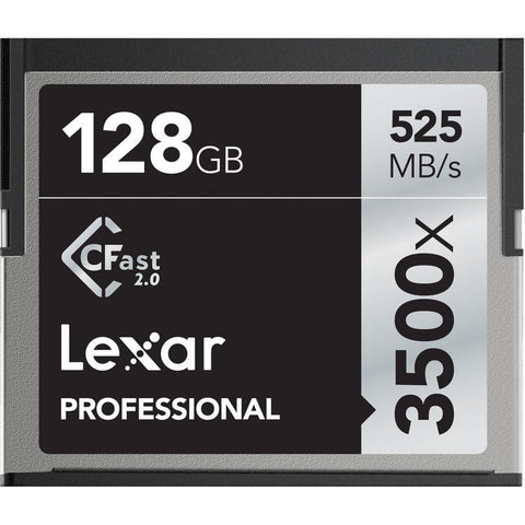 Lexar 128GB Professional 3500x CFast 2.0 Memory Card