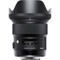 Sigma Art 24mm 1.4 Lens Canon EF Mount w/ Gear